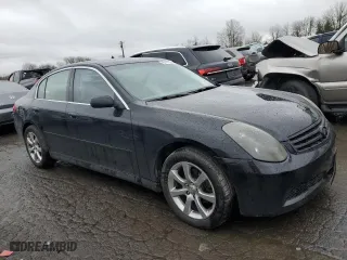 2005 Infiniti G35 Sedan with VIN JNKCV51F25M300832, listed as a Copart auction lot 45979565 with 118,359 mi miles and Salvage Title. Bid and sale history available at carsss.com. Image 4.