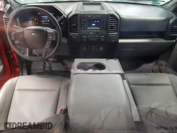 2018 Ford F-150 XL with VIN 1FTMF1EB6JFD30708, listed as a Copart auction lot 50289565 with 26,757 mi miles and Salvage Title. Bid and sale history available at carsss.com. Image 8.
