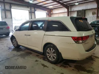 2017 Honda Odyssey EX-L with VIN 5FNRL5H66HB005558, listed as a Copart auction lot 51144495 with 26,128 mi miles and Salvage Title. Bid and sale history available at DreamBid. Image 2.