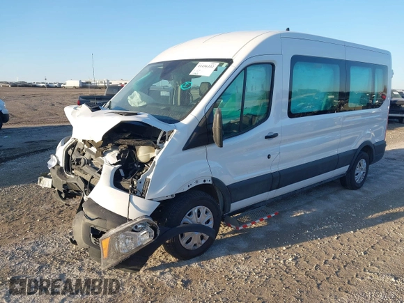 2020 Ford Transit Passenger XL with VIN 1FBAX2C8XLKA89036, listed as a IAAI auction lot 41456332 with 31,414 mi miles and . Bid and sale history available at DreamBid. Image 2.
