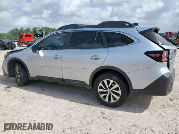 2021 Subaru Outback Premium with VIN 4S4BTADC8M3184923, listed as a Copart auction lot 61628025 with 76,408 mi miles and Salvage title. Bid and sale history available at DreamBid. Image 2.