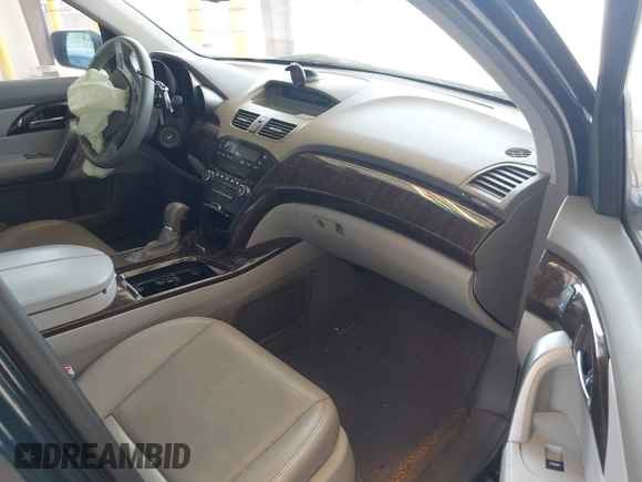 2011 Acura MDX with VIN 2HNYD2H22BH532772, listed as a IAAI auction lot 42109637 with 89,712 mi miles. Bid and sale history available at carsss.com. Image 5.