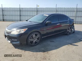 2016 Honda Accord Sport with VIN 1HGCR2F5XGA037404, listed as a Copart auction lot 60092095 with 223,336 mi miles and Salvage title. Bid and sale history available at DreamBid. Image 1.