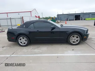 2013 Ford Mustang V6 with VIN 1ZVBP8EM9D5239373, listed as a IAAI auction lot 42373631 with 110,821 mi miles and . Bid and sale history available at DreamBid. Image 13.