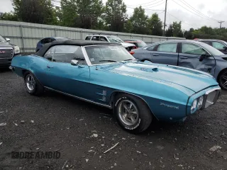 1969 Pontiac Firebird z VIN 223679U102161, wystawiony jako Copart lot #66685234 z przebiegiem 73 786 mil mil oraz Szkoda całkowita • Salvage title. Historia ofert i sprzedaży dostępna na DreamBid. Obrazek 4.