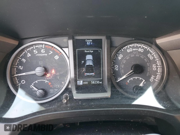 2021 Toyota Tacoma SR with VIN 3TMCZ5AN6MM371211, listed as a Copart auction lot 48366635 with 58,230 mi miles and Salvage title. Bid and sale history available at DreamBid. Image 9.