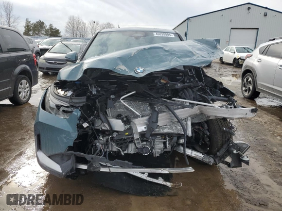 2024 BMW X1 xDrive28i with VIN WBX73EF03R5Z47823, listed as a Copart auction lot 46828905 with 0 mi miles and Salvage Title. Bid and sale history available at carsss.com. Image 5.