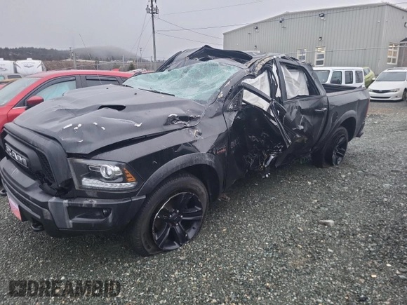 2021 Ram 1500 Warlock z VIN 1C6RR7LT9MS555896, wystawiony jako Copart lot #87587505 z przebiegiem Nie podano mil oraz Nie do naprawy • Non repairable. Historia ofert i sprzedaży dostępna na DreamBid. Obrazek 1.