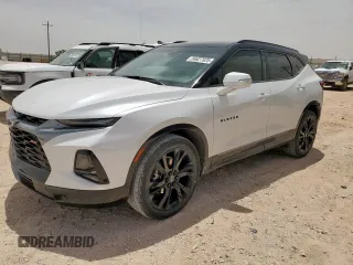 2022 Chevrolet Blazer RS with VIN 3GNKBERS2NS148923, listed as a Copart auction lot 56627925 with 36,198 mi miles and Salvage title. Bid and sale history available at DreamBid. Image 1.