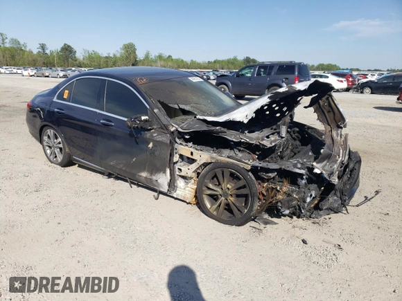 2020 Mercedes-Benz C with VIN W1KWF8DB0LR600137, listed as a Copart auction lot 68458384 with Not Provided miles and Salvage Title. Bid and sale history available at carsss.com. Image 4.