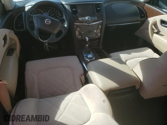 2018 Nissan Armada SV with VIN JN8AY2NC9J9550844, listed as a Copart auction lot 87066554 with 113,942 mi miles and Salvage Title. Bid and sale history available at carsss.com. Image 8.