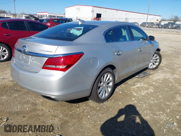 2015 Buick LaCrosse Premium I with VIN 1G4GD5G30FF245107, listed as a IAAI auction lot 41297513 with 269,323 mi miles. Bid and sale history available at carsss.com. Image 4.