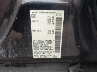 2016 Nissan Altima SL with VIN 1N4AL3AP5GC199957, listed as a IAAI auction lot 42063780 with 112,481 mi miles and . Bid and sale history available at carsss.com. Image 9.