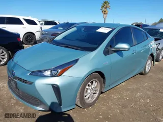 2022 Toyota Prius L Eco with VIN JTDKAMFU3N3187053, listed as a IAAI auction lot 41741417 with 152,444 mi miles. Bid and sale history available at carsss.com. Image 18.
