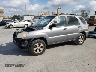 2009 Kia Sportage LX with VIN KNDJF724897564026, listed as a Copart auction lot 55241195 with 108,966 mi miles and Clean Title. Bid and sale history available at carsss.com. Image 1.