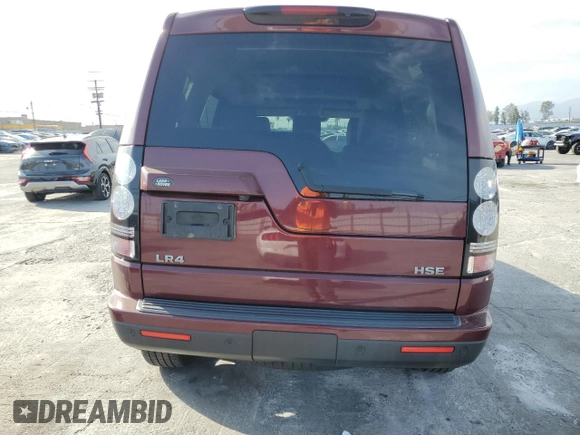 2016 Land Rover LR4 HSE with VIN SALAG2V60GA808256, listed as a Copart auction lot 53153125 with 54,287 mi miles and Salvage Title. Bid and sale history available at DreamBid. Image 6.