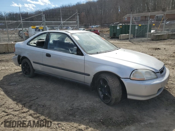 1996 Honda Civic DX with VIN 1HGEJ6124TL060910, listed as a Copart auction lot 46275975 with 164,398 mi miles and Salvage Title. Bid and sale history available at carsss.com. Image 4.