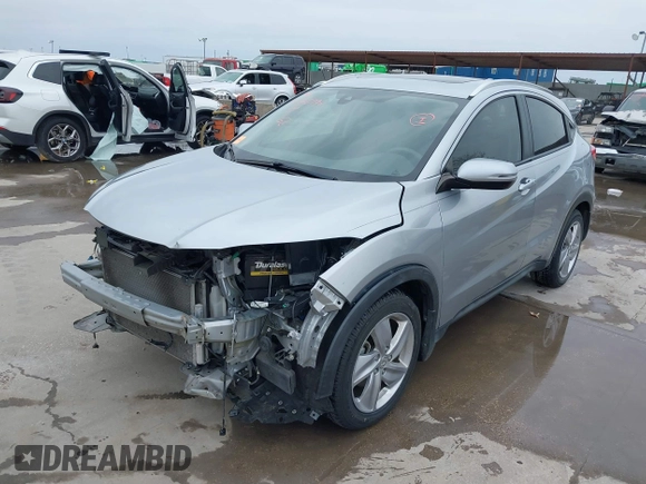 2019 Honda HR-V EX with VIN 3CZRU5H52KM710620, listed as a IAAI auction lot 41380796 with 50,683 mi miles. Bid and sale history available at carsss.com. Image 19.