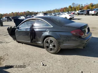 2007 Mercedes-Benz CL-Class 5.5L V8 with VIN WDDEJ71X77A006928, listed as a Copart auction lot 76513114 with 0 mi miles and Salvage Title. Bid and sale history available at carsss.com. Image 2.