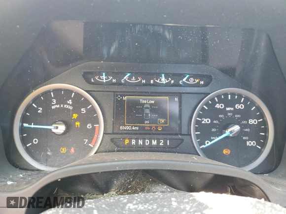 2022 Ford F-250 XL with VIN 1FT7W2A6XNEE19267, listed as a Copart auction lot 58541785 with 61,490 mi miles and Non repairable. Bid and sale history available at DreamBid. Image 9.