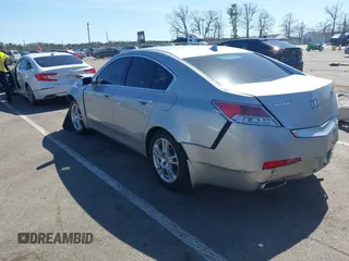 2010 Acura TL with VIN 19UUA8F2XAA000381, listed as a IAAI auction lot 41835238 with 218,639 mi miles. Bid and sale history available at carsss.com. Image 3.