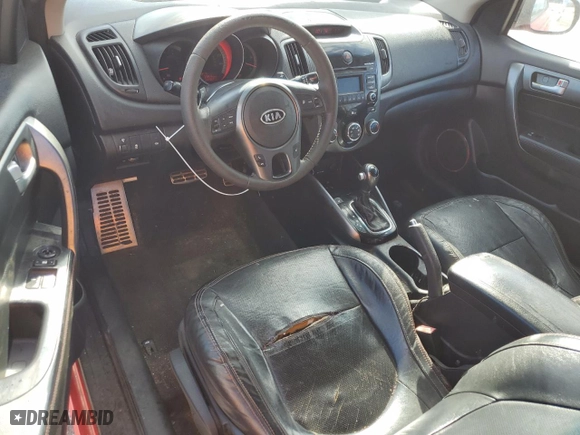 2011 Kia Forte Koup SX with VIN KNAFW6A33B5386128, listed as a Copart auction lot 77534634 with 241887 miles and Non Repairable. Bid and sale history available at carsss.com. Image 8.