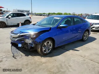 2017 Honda Civic Sedan LX with VIN 19XFC2F55HE044515, listed as a Copart auction lot 52411275 with 102,750 mi miles and Salvage Title. Bid and sale history available at carsss.com. Image 1.