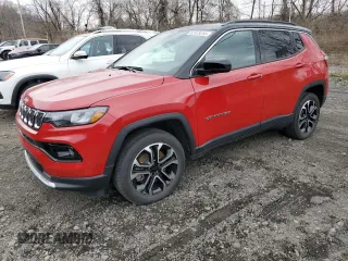 2024 Jeep Compass Limited z VIN 3C4NJDCNXRT594128, wystawiony jako Copart lot #52923255 z przebiegiem 19 277 mil mil oraz Szkoda całkowita • Salvage title. Historia ofert i sprzedaży dostępna na DreamBid. Obrazek 1.