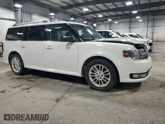 2013 Ford Flex SEL with VIN 2FMHK6C83DBD28854, listed as a Copart auction lot 51460265 with 145,941 mi miles and Salvage Title. Bid and sale history available at carsss.com. Image 4.