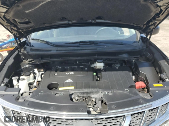 2013 Nissan Murano SV with VIN JN8AZ1MW6DW310398, listed as a Copart auction lot 53489815 with 55,432 mi miles and Salvage Title. Bid and sale history available at carsss.com. Image 12.