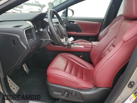 2017 Lexus RX with VIN 2T2BZMCA1HC124169, listed as a Copart auction lot 41709733 with 87,079 mi miles. Bid and sale history available at carsss.com. Image 7.