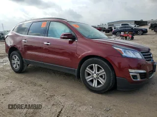 2017 Chevrolet Traverse LT with VIN 1GNKRHKD2HJ319829, listed as a Copart auction lot 53576295 with 114,428 mi miles and Salvage Title. Bid and sale history available at DreamBid. Image 4.