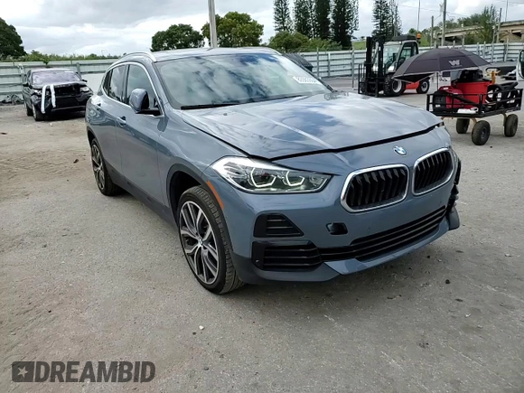 2023 BMW X2 xDrive28i with VIN WBXYJ1C07P5V54492, listed as a Copart auction lot 80983664 with 24,178 mi miles and Salvage Title. Bid and sale history available at carsss.com. Image 12.