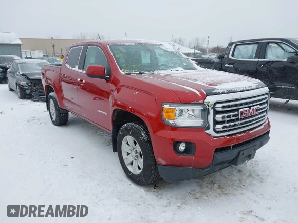 2016 GMC Canyon 4WD SLE with VIN 1GTG6CE32G1135910, listed as a IAAI auction lot 41322744 with 132,586 mi miles. Bid and sale history available at carsss.com. Image 1.