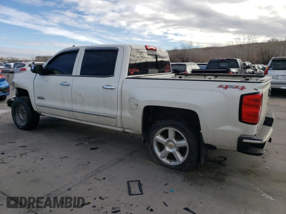 2014 Chevrolet Silverado 1500 High Country with VIN 3GCUKTEC4EG335555, listed as a Copart auction lot 86993214 with 216,596 mi miles and Salvage Title. Bid and sale history available at carsss.com. Image 2.