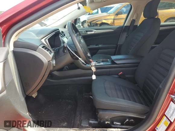 2017 Ford Fusion SE with VIN 3FA6P0HD0HR332955, listed as a Copart auction lot 58536145 with 43,064 mi miles and Salvage title. Bid and sale history available at DreamBid. Image 7.