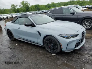 2022 BMW M4 Competition xDrive with VIN WBS33BA05NCJ41126, listed as a Copart auction lot 54138854 with 18,613 mi miles and Salvage Title. Bid and sale history available at carsss.com. Image 4.