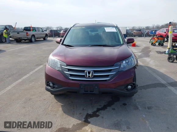 2013 Honda CR-V EX-L with VIN 5J6RM4H72DL013996, listed as a IAAI auction lot 42026076 with 184,587 mi miles. Bid and sale history available at carsss.com. Image 11.