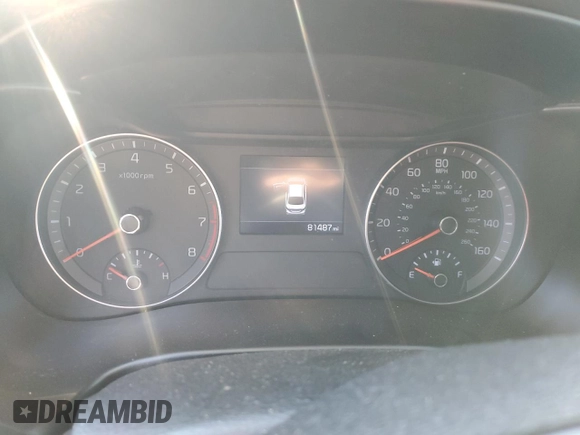 2019 Kia Forte LXS with VIN 3KPF24AD0KE073005, listed as a Copart auction lot 88747925 with 81,487 mi miles and Salvage title. Bid and sale history available at DreamBid. Image 9.