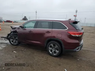 2018 Toyota Highlander Limited z VIN 5TDDZRFH4JS875072, wystawiony jako Copart lot #79820904 z przebiegiem Nie podano mil oraz Szkoda całkowita • Salvage title. Historia ofert i sprzedaży dostępna na DreamBid. Obrazek 2.