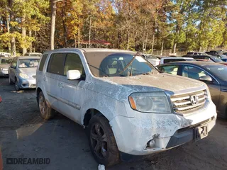 2012 Honda Pilot EX-L with VIN 5FNYF3H56CB034078, listed as a IAAI auction lot 40831718 with 129,336 mi miles. Bid and sale history available at carsss.com. Image 1.