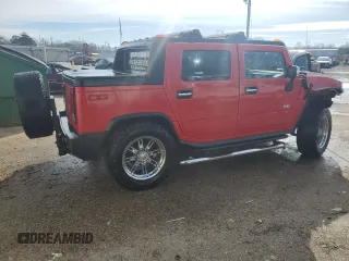 2005 Hummer H2 SUT with VIN 5GRGN22U15H119517, listed as a Copart auction lot 87630225 with 166,742 mi miles and Salvage Title. Bid and sale history available at carsss.com. Image 3.