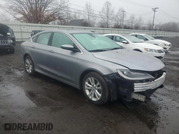 2015 Chrysler 200 Limited with VIN 1C3CCCAB3FN701427, listed as a Copart auction lot 50234785 with 108,512 mi miles and Salvage Title. Bid and sale history available at DreamBid. Image 4.