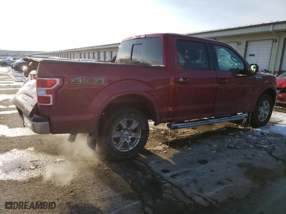 2019 Ford F-150 XL with VIN 1FTEW1E54KFB26652, listed as a Copart auction lot 86087534 with 126,582 mi miles and Salvage Title. Bid and sale history available at carsss.com. Image 3.