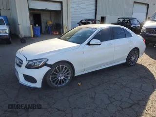 2015 Mercedes-Benz C-Class C 400 with VIN 55SWF6GB7FU034819, listed as a Copart auction lot 89210625 with 71,930 mi miles and Salvage Title. Bid and sale history available at carsss.com. Image 1.