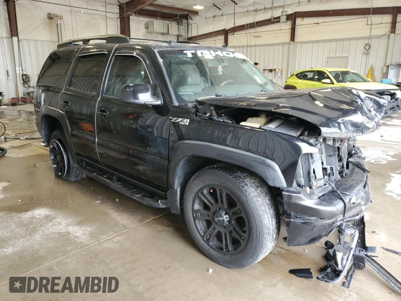 2005 Chevrolet Tahoe Z71 with VIN 1GNEK13T95R119803, listed as a Copart auction lot 66188045 with Not provided miles and Non repairable. Bid and sale history available at DreamBid. Image 4.
