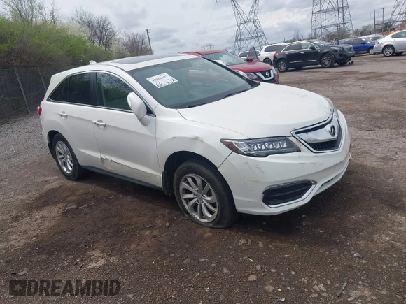 2016 Acura RDX Tech Pkg with VIN 5J8TB4H53GL000714, listed as a IAAI auction lot 41966697 with 57,662 mi miles. Bid and sale history available at carsss.com. Image 1.