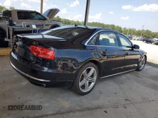 2013 Audi A8 4.0L z VIN WAUR2AFD5DN009591, wystawiony jako Copart lot #63635535 z przebiegiem 159 321 mil mil oraz Czysty tytuł • Clean title. Historia ofert i sprzedaży dostępna na DreamBid. Obrazek 3.