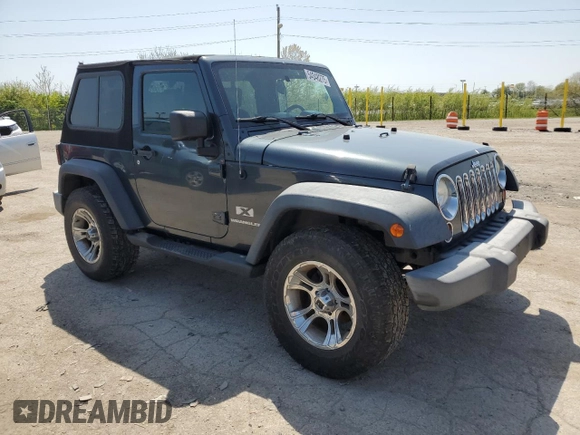 2007 Jeep Wrangler X with VIN 1J4FA24117L202063, listed as a Copart auction lot 54348275 with 124,278 mi miles and Clean title. Bid and sale history available at DreamBid. Image 4.