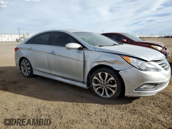 2014 Hyundai Sonata Limited with VIN 5NPEC4AB4EH876391, listed as a Copart auction lot 49819535 with 62,514 mi miles and Salvage Title. Bid and sale history available at DreamBid. Image 4.